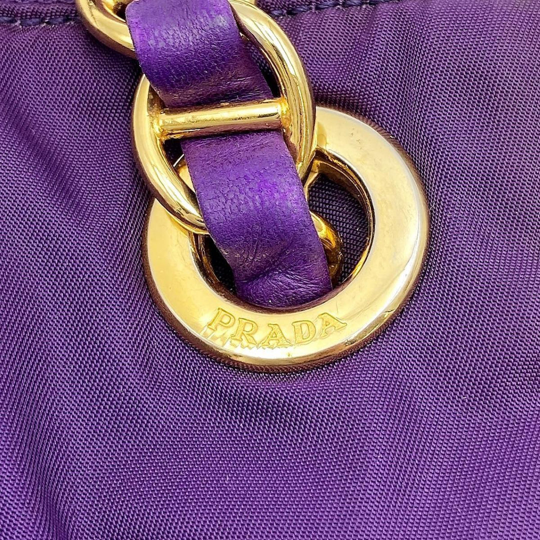 PRADA プラダ 
 ショルダーバッグ 
ナイロン パープル