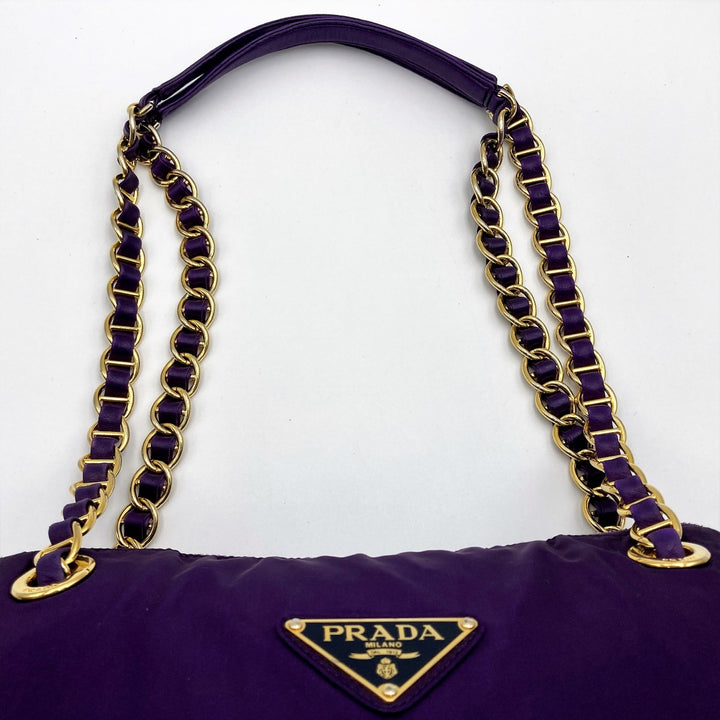 PRADA プラダ 
 ショルダーバッグ 
ナイロン パープル