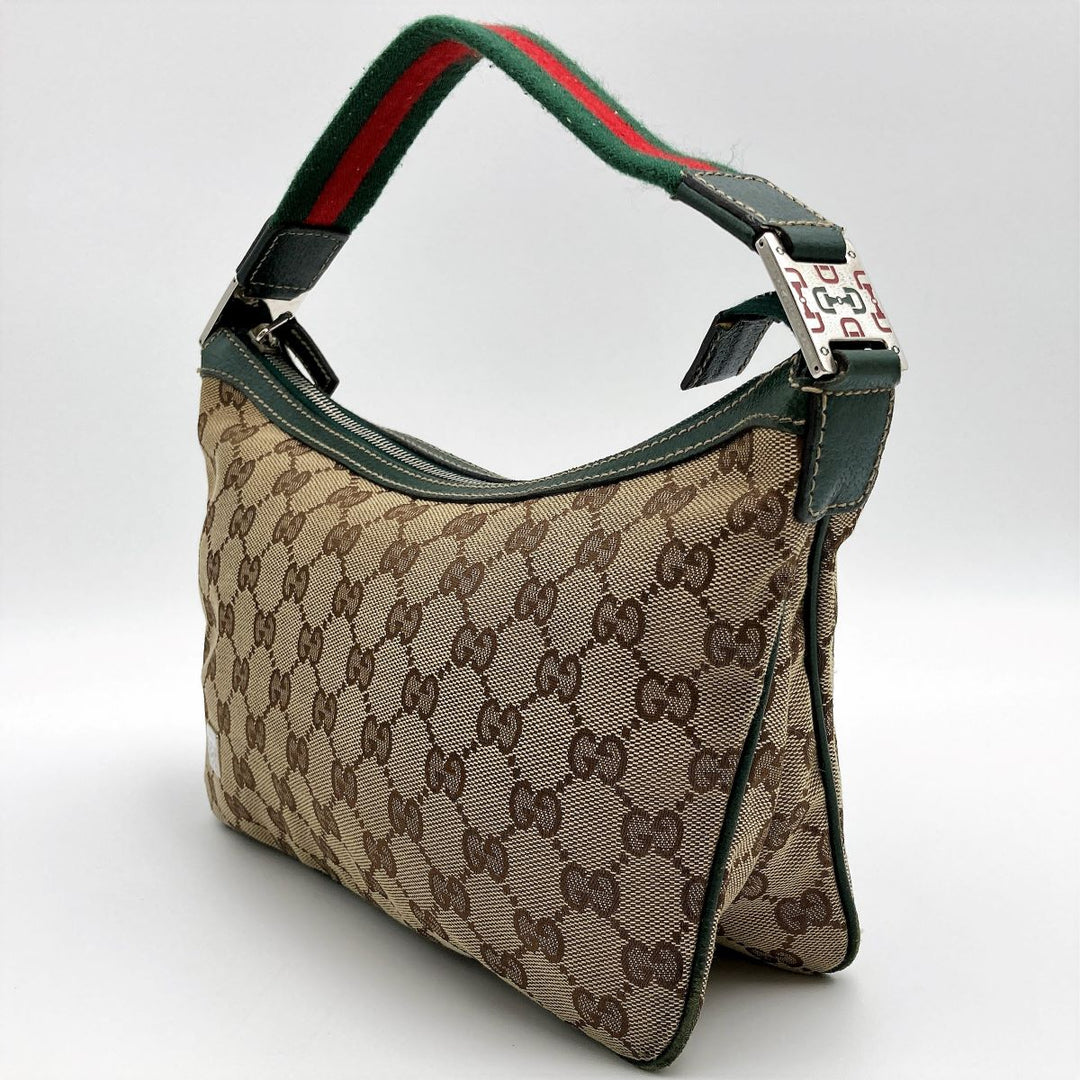 GUCCI グッチ 
 145812 ショルダーバッグ 
GGキャンバス ブラウン