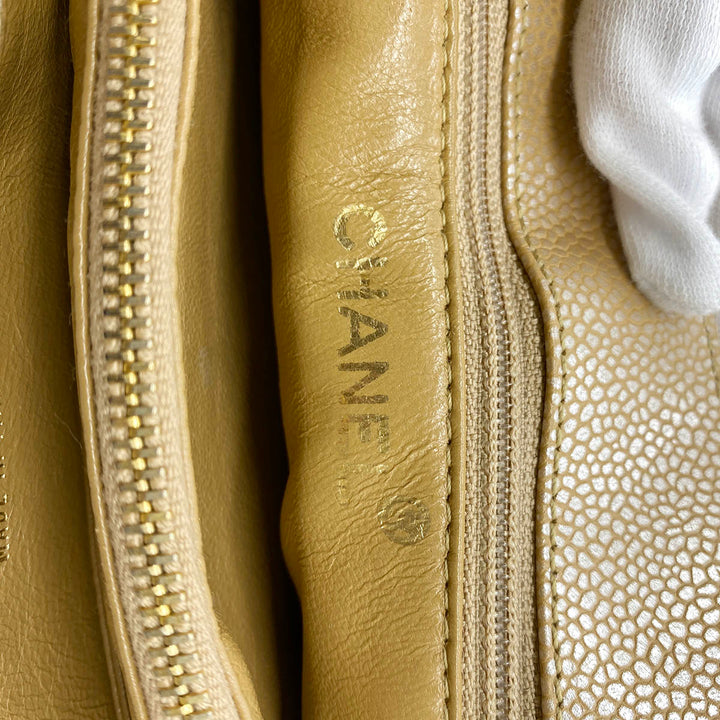 CHANEL シャネル 
 ショルダーバッグ 
レザー ベージュ