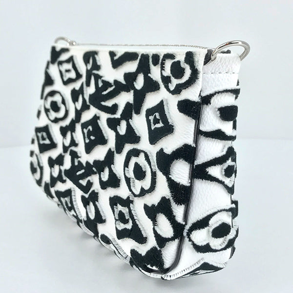 LOUIS VUITTON ルイ・ヴィトン 
 ウルス・フィッシャーとコラボ  M45565/ミニ・ポシェット・アクセソワール  ショルダーバッグ 
モノグラムキャンバス ホワイト×ブラック