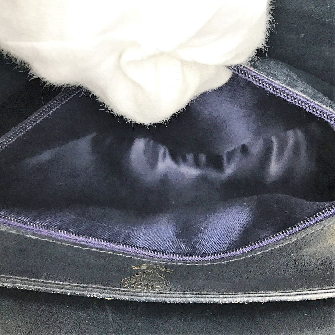 GUCCI グッチ 
 ショルダーバッグ 
レザー ブラック