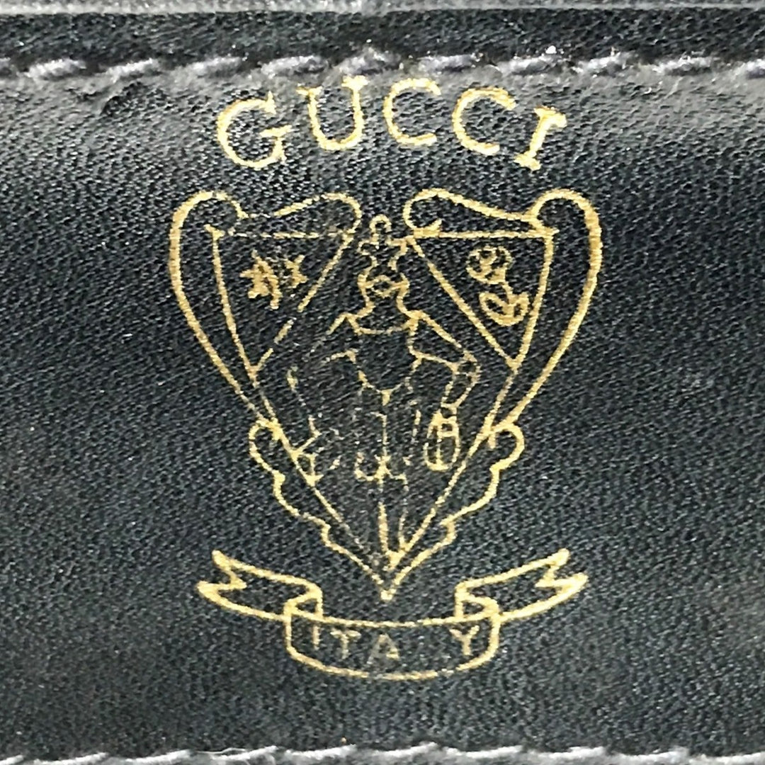 GUCCI グッチ 
 ショルダーバッグ 
レザー ブラック
