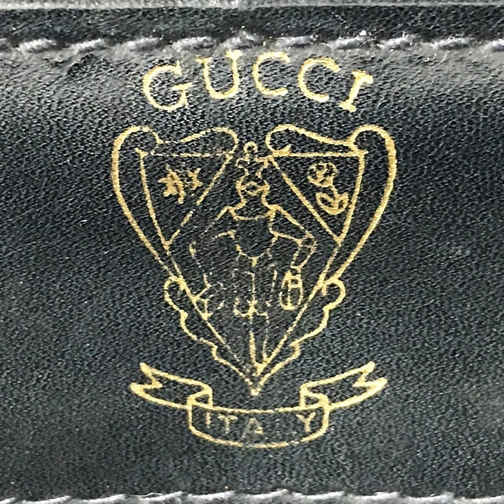 GUCCI グッチ 
 ショルダーバッグ 
レザー ブラック