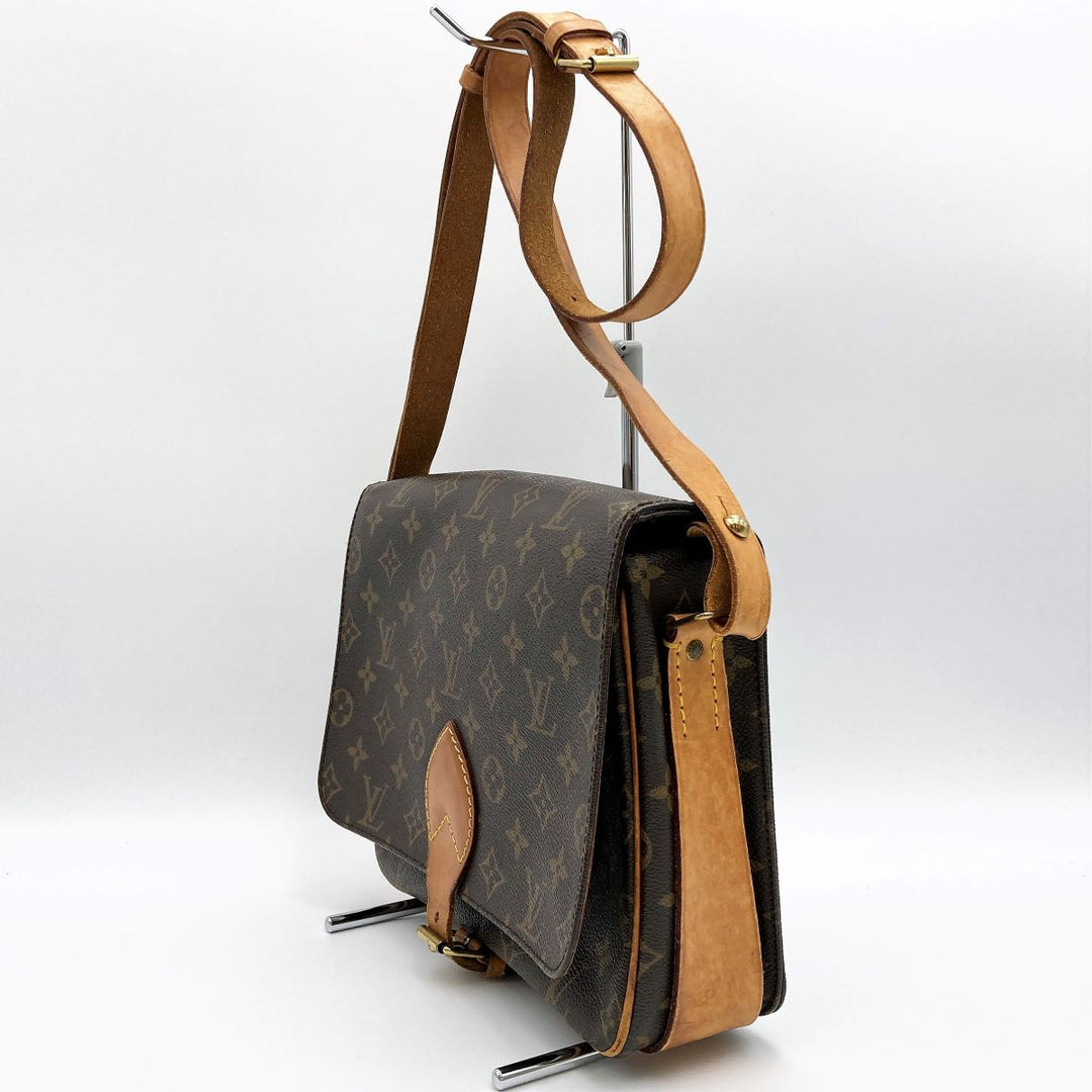 LOUIS VUITTON ルイ・ヴィトン 
 カルトシエールMM M51253 ショルダーバッグ 
PVC ブラウン