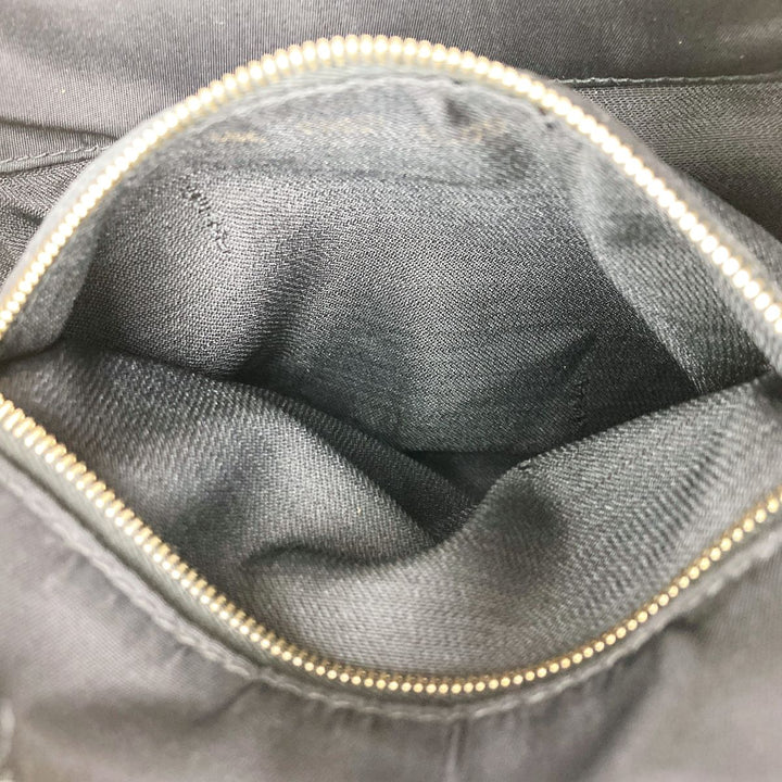 FENDI フェンディ 
 ハンドバッグ 
ナイロン/レザー  ブラック