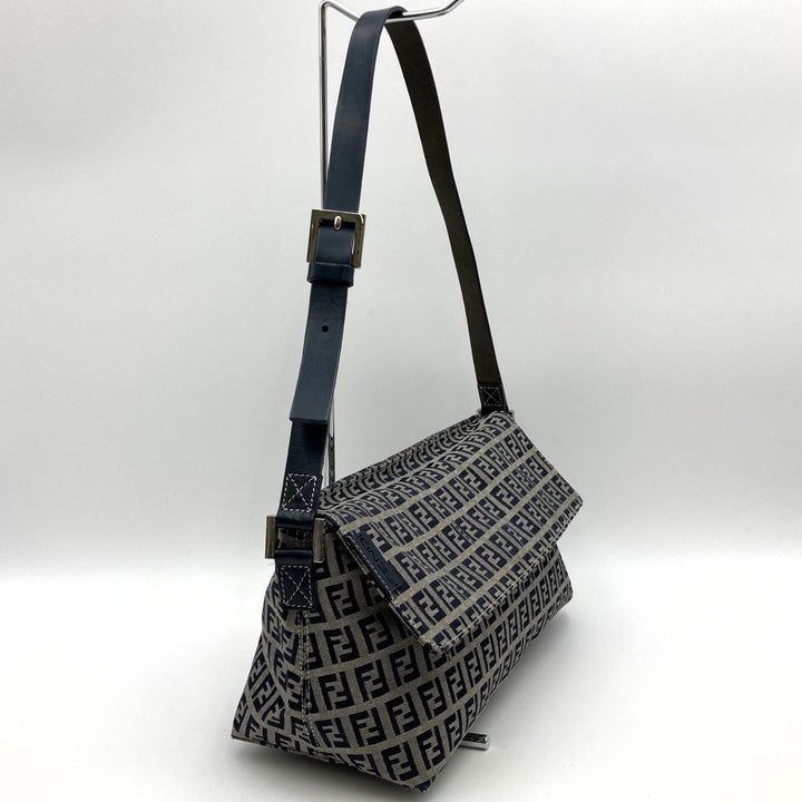 FENDI フェンディ 
 16070 ショルダーバッグ 
キャンバス グレー