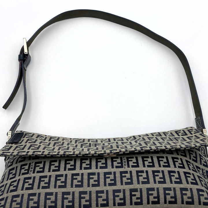 FENDI フェンディ 
 16070 ショルダーバッグ 
キャンバス グレー