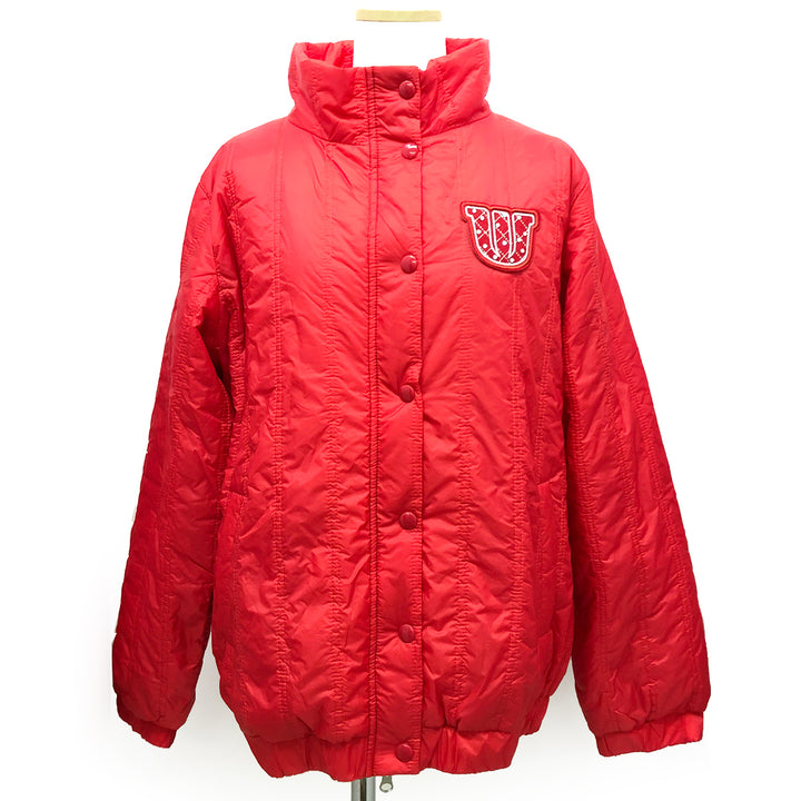 未使用美品・タグ付きM・U SPORTS エムユースポーツ  
 
 中綿ナイロンジャケット ナイロンジャケット 
ナイロン/ポリエステル  レッド 中古
