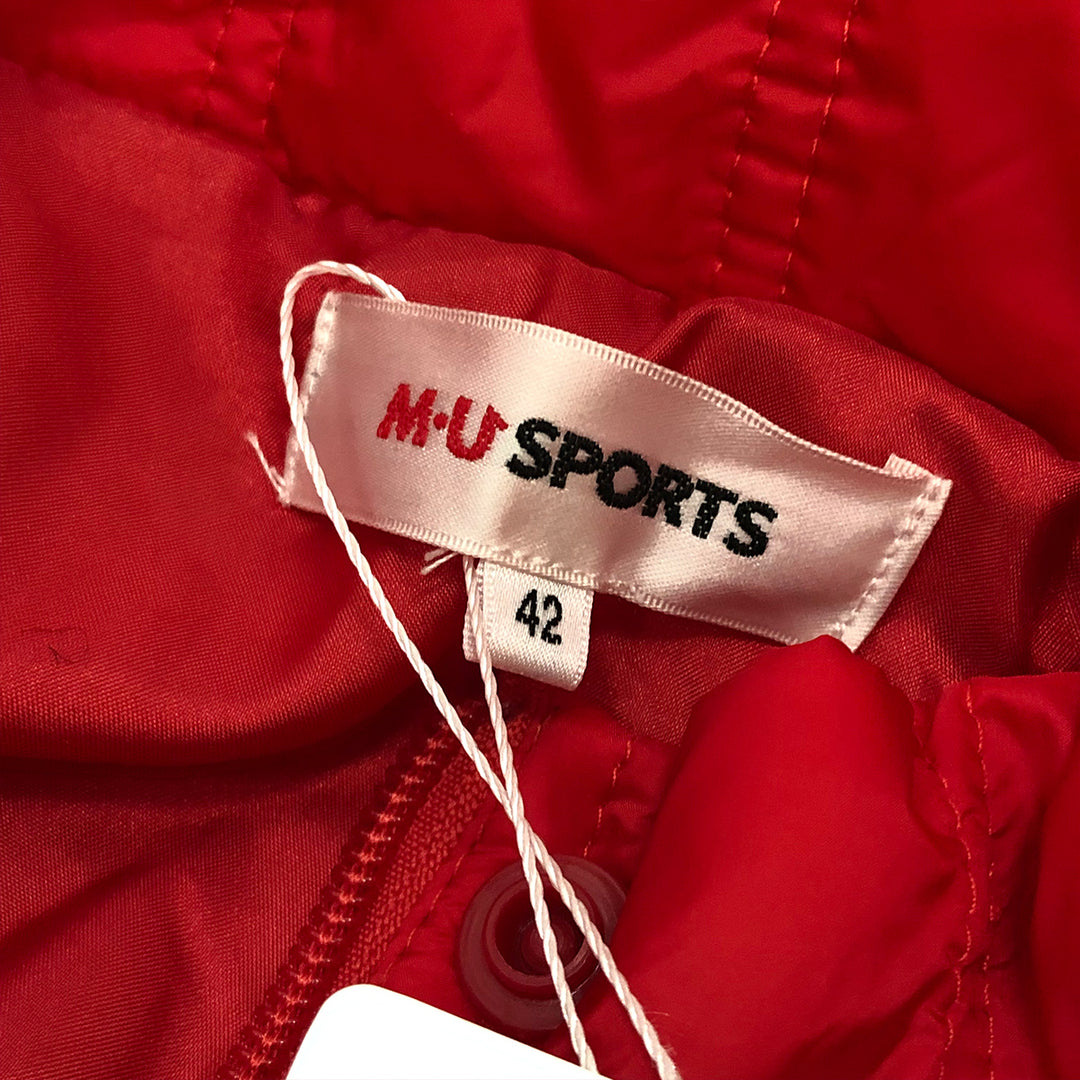 未使用美品・タグ付きM・U SPORTS エムユースポーツ  
 
 中綿ナイロンジャケット ナイロンジャケット 
ナイロン/ポリエステル  レッド 中古