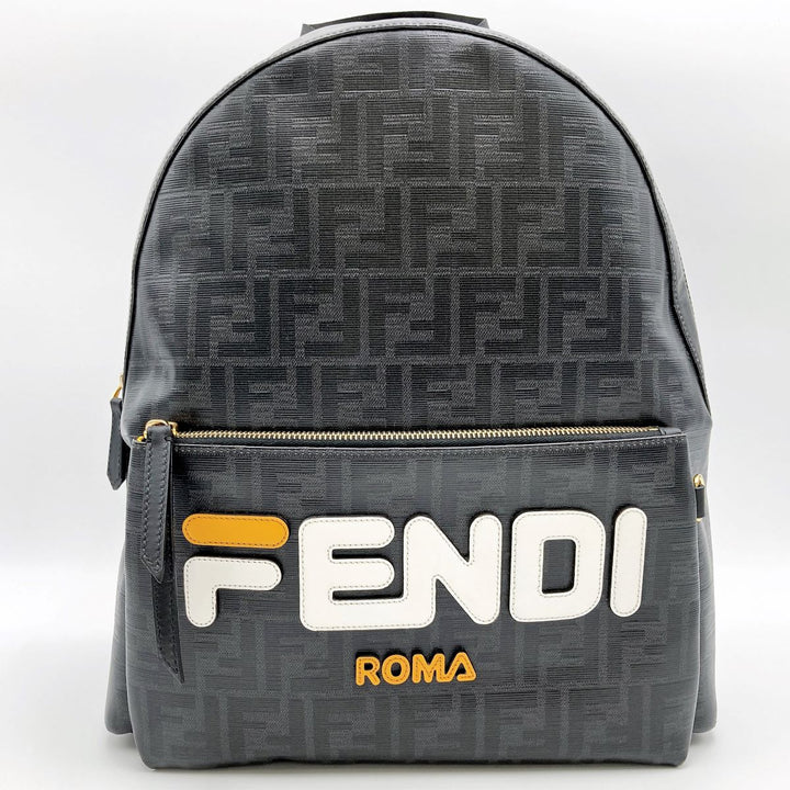 FENDI フェンディ 
 フィラコラボ 7VZ042-A5N7 リュック・デイパック 
PVC ブラック