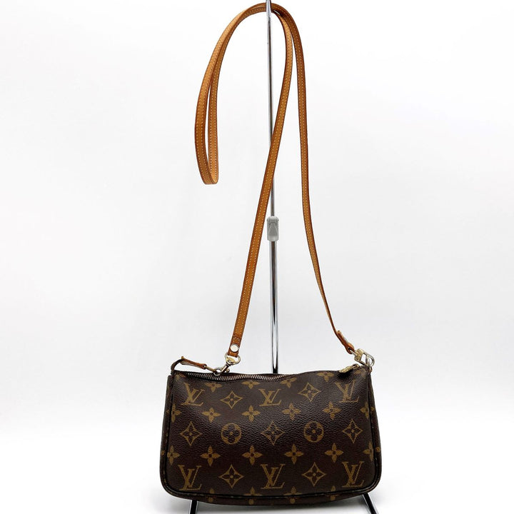 LOUIS VUITTON ルイ・ヴィトン 
 ポシェット・アクセソワール M51980 ショルダーバッグ 
PVC ブラウン