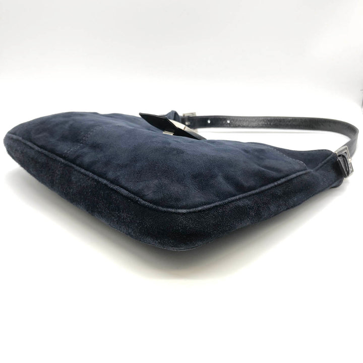 FENDI フェンディ 
 26569089 ショルダーバッグ 
スウェード ネイビー