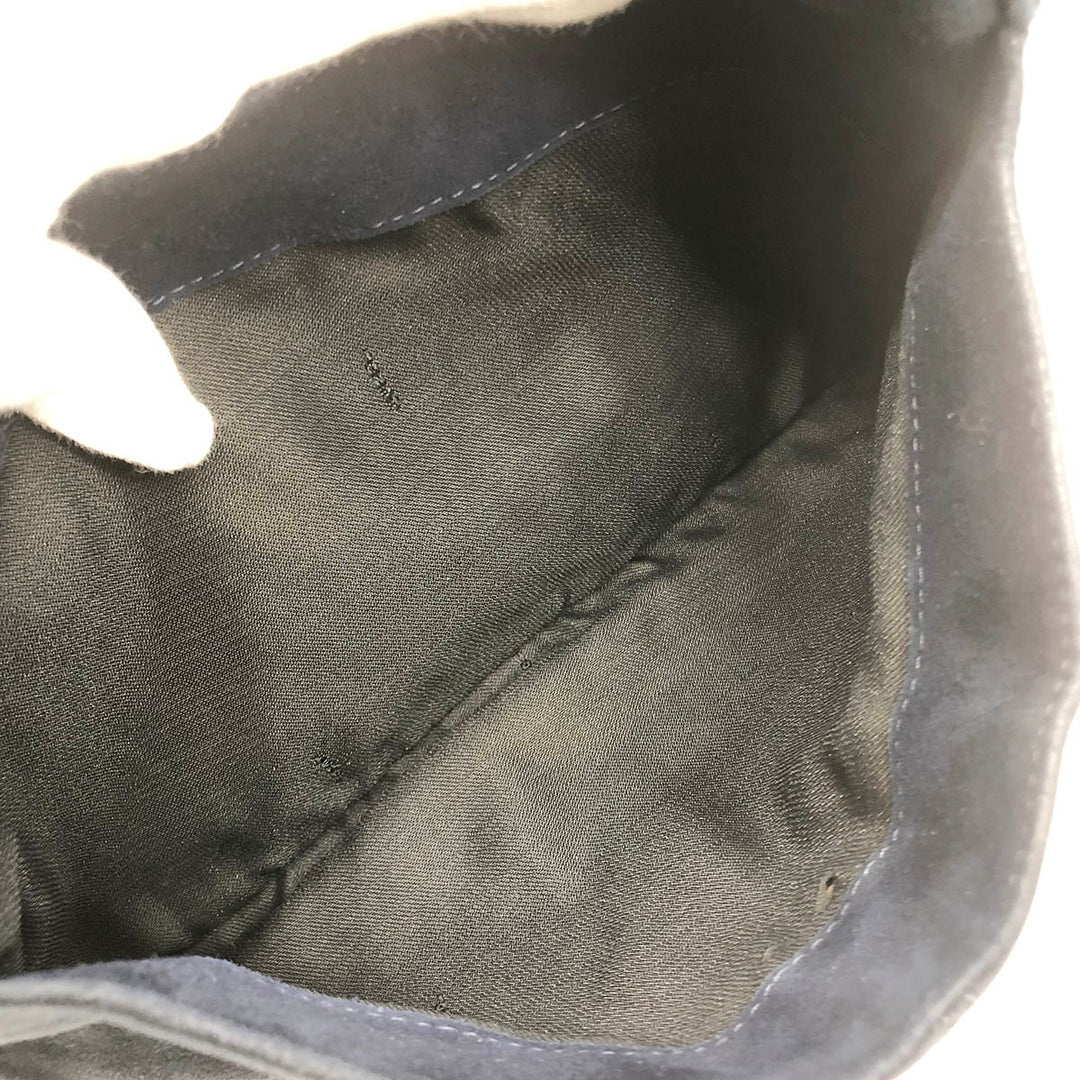 FENDI フェンディ 
 26569089 ショルダーバッグ 
スウェード ネイビー