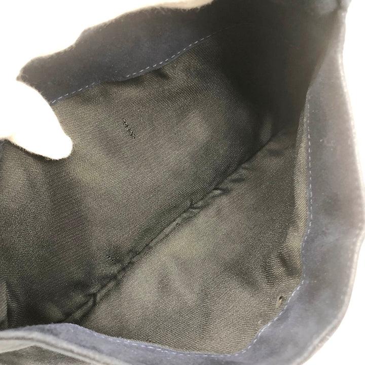 FENDI フェンディ 
 26569089 ショルダーバッグ 
スウェード ネイビー