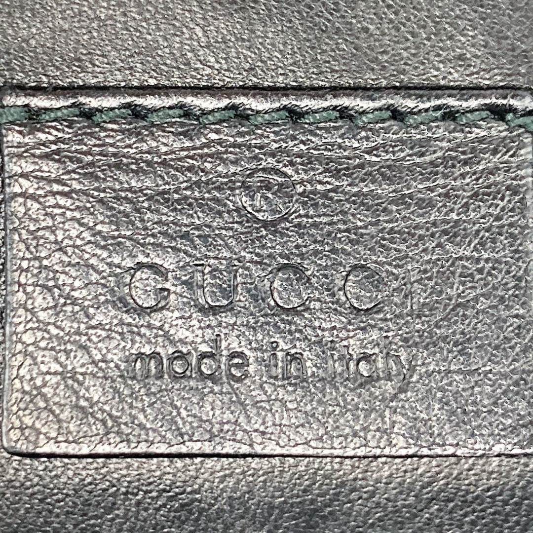 GUCCI グッチ 
 グッチシマ 201755 クラッチバッグ 
レザー ブラック