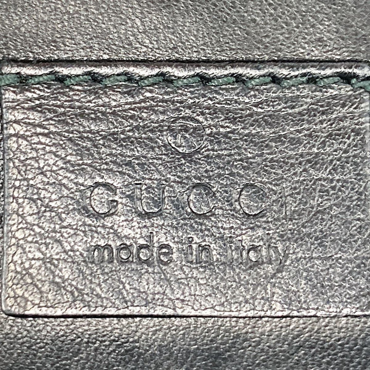 GUCCI グッチ 
 グッチシマ 201755 クラッチバッグ 
レザー ブラック