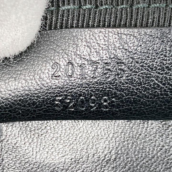 GUCCI グッチ 
 グッチシマ 201755 クラッチバッグ 
レザー ブラック