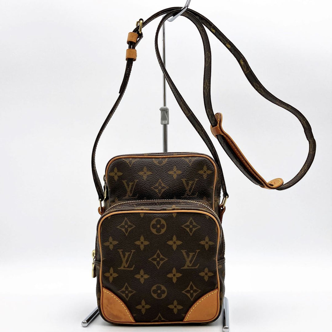 LOUIS VUITTON ルイ・ヴィトン 
 アマゾン M45236 ショルダーバッグ 
モノグラムキャンバス ブラウン系 斜めがけ クロスボディバッグ レディース