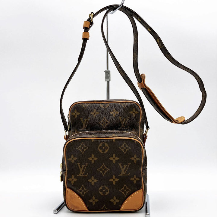 LOUIS VUITTON ルイ・ヴィトン 
 アマゾン M45236 ショルダーバッグ 
モノグラムキャンバス ブラウン系 斜めがけ クロスボディバッグ レディース