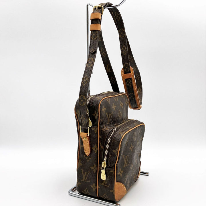 LOUIS VUITTON ルイ・ヴィトン 
 アマゾン M45236 ショルダーバッグ 
モノグラムキャンバス ブラウン系 斜めがけ クロスボディバッグ レディース