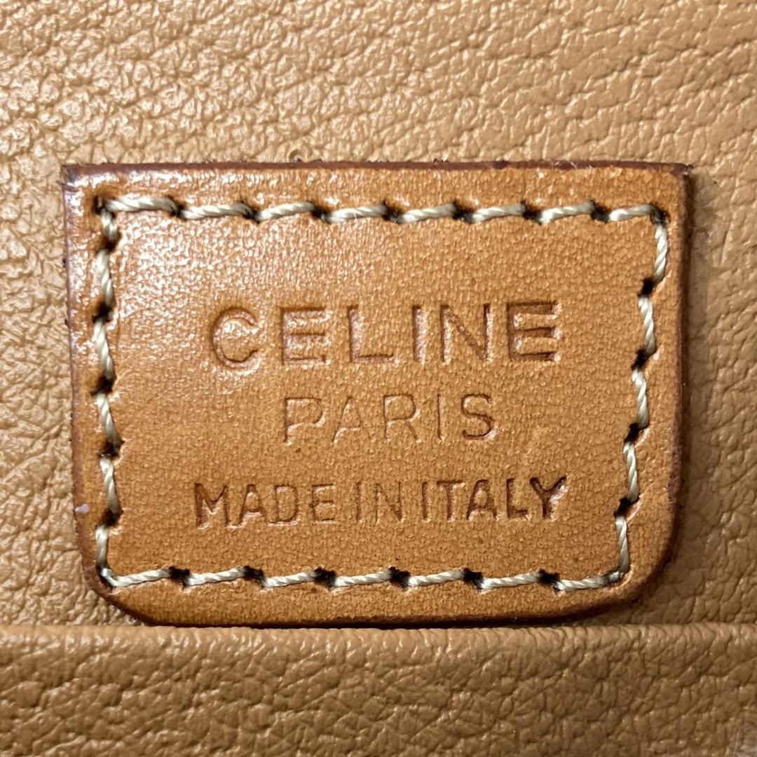CELINE セリーヌ 
 クラッチバッグ 
PVC/レザー  ブラウン