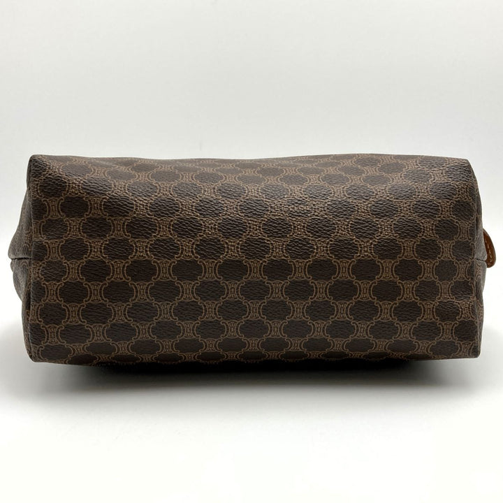 CELINE セリーヌ 
 クラッチバッグ 
PVC/レザー  ブラウン
