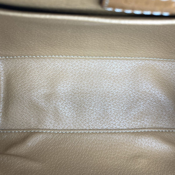CELINE セリーヌ 
 クラッチバッグ 
PVC/レザー  ブラウン