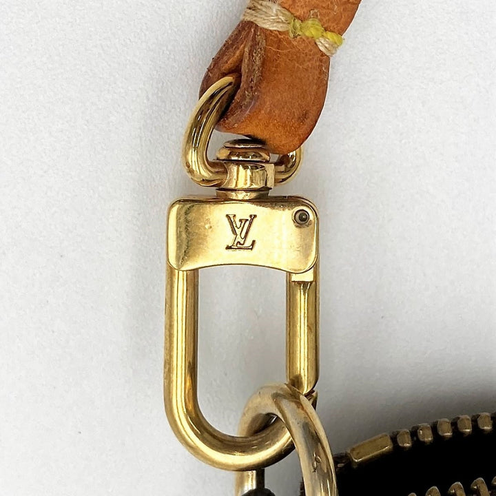 LOUIS VUITTON ルイ・ヴィトン 
 ポシェットアクセソワール M40712 ポーチ 
PVC ブラウン