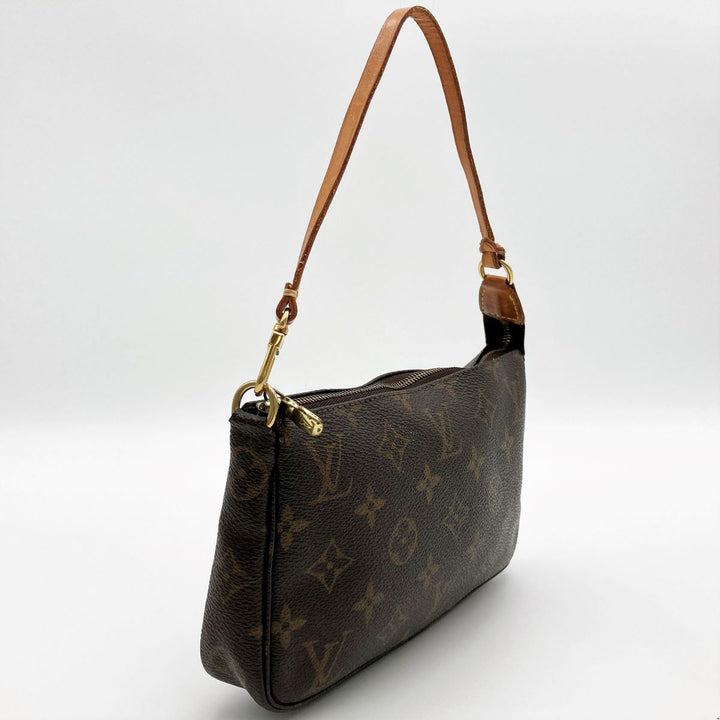 LOUIS VUITTON ルイ・ヴィトン 
 ポシェットアクセソワール M40712 ポーチ 
PVC ブラウン