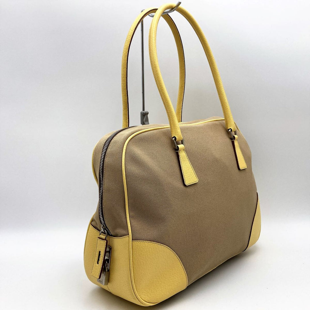 PRADA プラダ 
 BL0071 トートバッグ 
キャンバス ベージュ