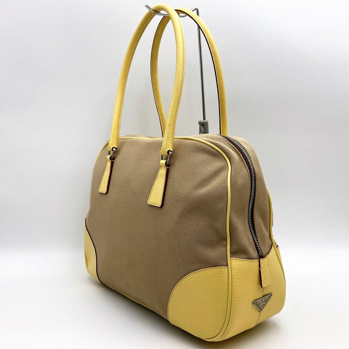 PRADA プラダ 
 BL0071 トートバッグ 
キャンバス ベージュ