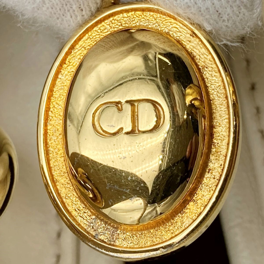 Christian Dior クリスチャンディオール 
 ハンドバッグ 
レザー アイボリー