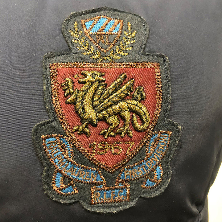 美品 
RALPH LAUREN ラルフローレン 
 キッズ サイズ160 ダウンベスト 
ポリエステル /ダウン、フェザー ネイビー 中古