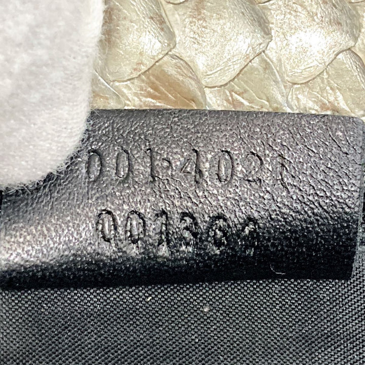 GUCCI グッチ 
 001・4021 ショルダーバッグ 
パイソン ベージュ