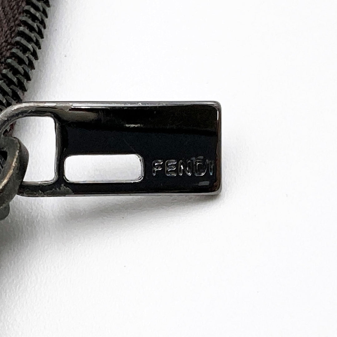 FENDI フェンディ 
 8BH056 トートバッグ 
ナイロン ブラウン