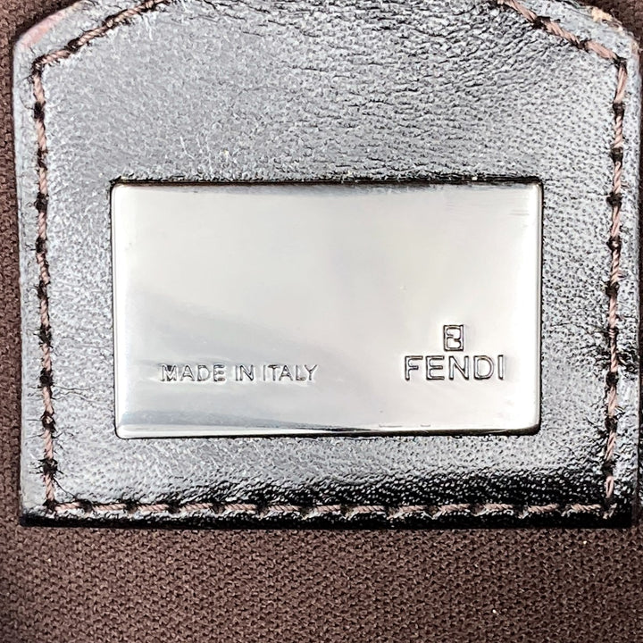 FENDI フェンディ 
 8BH056 トートバッグ 
ナイロン ブラウン