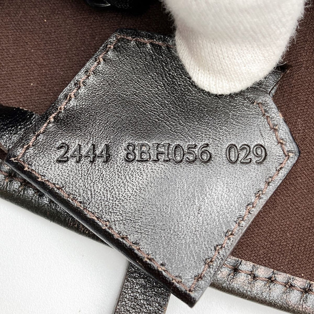 FENDI フェンディ 
 8BH056 トートバッグ 
ナイロン ブラウン
