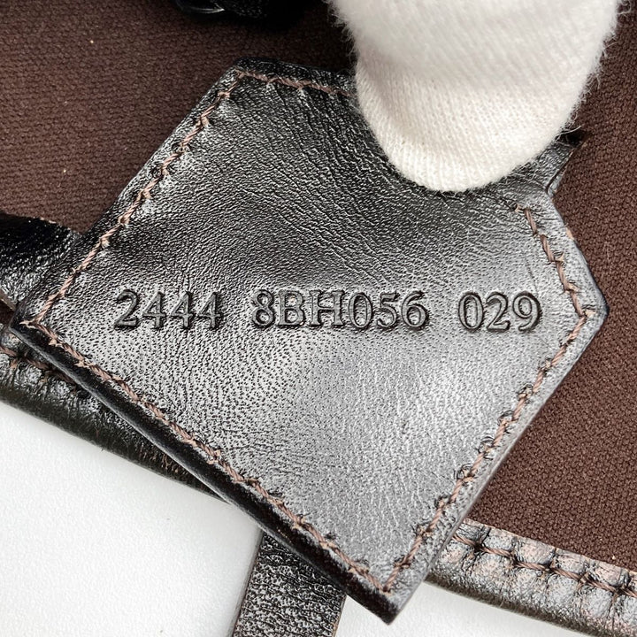 FENDI フェンディ 
 8BH056 トートバッグ 
ナイロン ブラウン