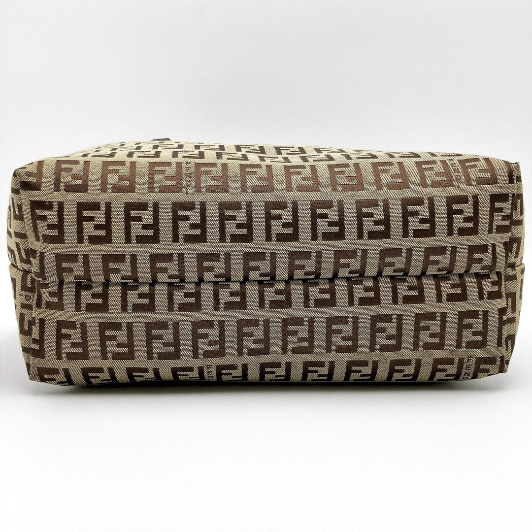 FENDI フェンディ 
 8BH056 トートバッグ 
ナイロン ブラウン
