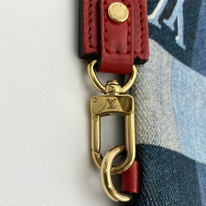 LOUIS VUITTON ルイ・ヴィトン 
 シティ ポシェット M68761  クラッチバッグ 
デニム ブルー