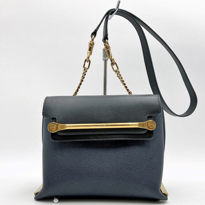Chloe クロエ 
 クレア 03145765-9 ショルダーバッグ 
レザー グリーン系