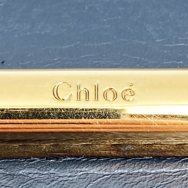Chloe クロエ 
 クレア 03145765-9 ショルダーバッグ 
レザー グリーン系