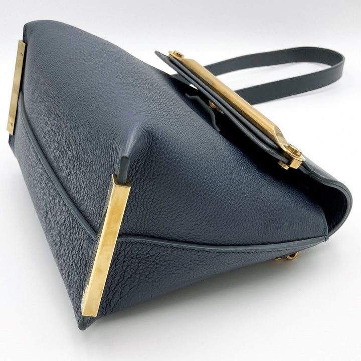 Chloe クロエ 
 クレア 03145765-9 ショルダーバッグ 
レザー グリーン系