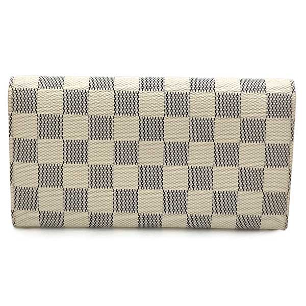 LOUIS VUITTON ルイ・ヴィトン 
 N61735/ポルトフォイユ・サラ 長財布 
ダミエアズールキャンバス ホワイト