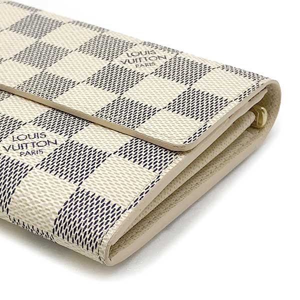 LOUIS VUITTON ルイ・ヴィトン 
 N61735/ポルトフォイユ・サラ 長財布 
ダミエアズールキャンバス ホワイト