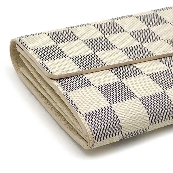 LOUIS VUITTON ルイ・ヴィトン 
 N61735/ポルトフォイユ・サラ 長財布 
ダミエアズールキャンバス ホワイト