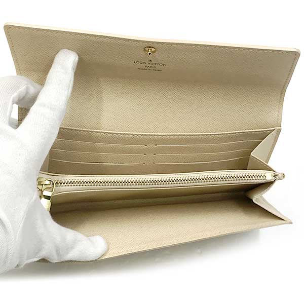 LOUIS VUITTON ルイ・ヴィトン 
 N61735/ポルトフォイユ・サラ 長財布 
ダミエアズールキャンバス ホワイト