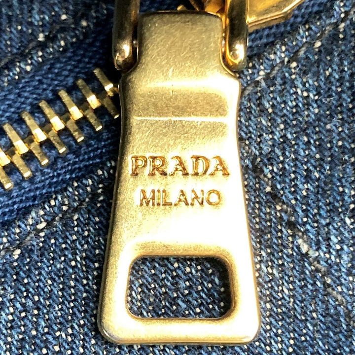 PRADA プラダ 
 トートバッグ 
デニム ブルー