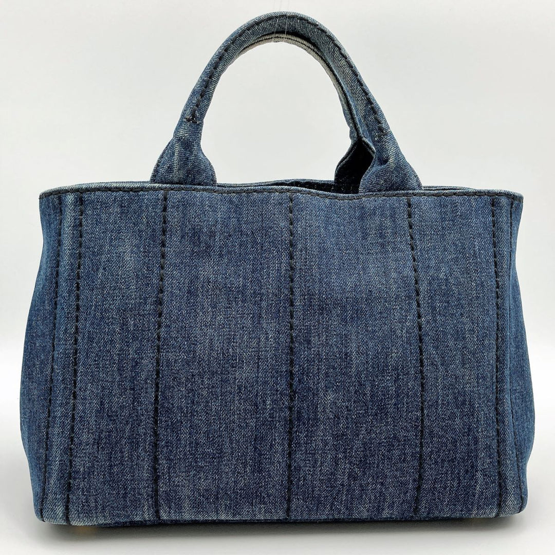 PRADA プラダ 
 トートバッグ 
デニム ブルー